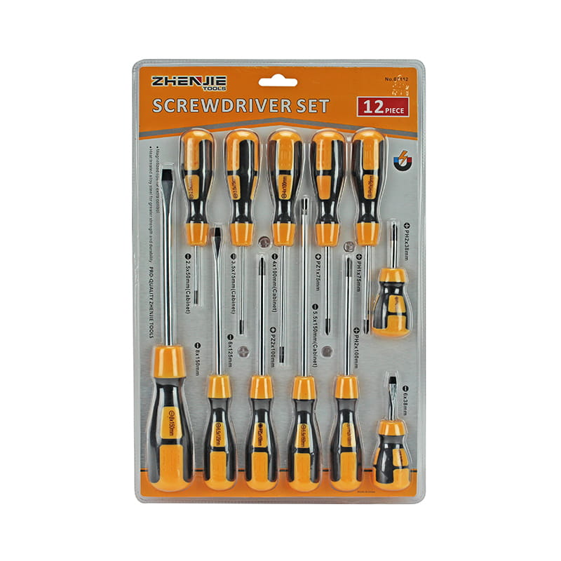 طقم مفك براغي CRV 12 قطعة